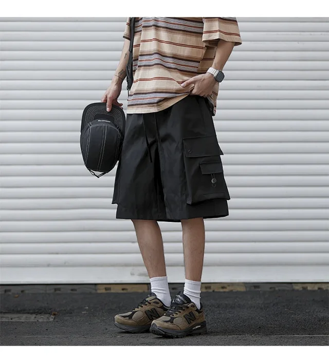 Men's Retro Big Pocket Shorts Detail