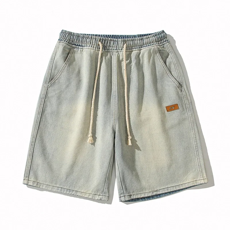 Men's Summer Breathable Cotton Denim Shorts