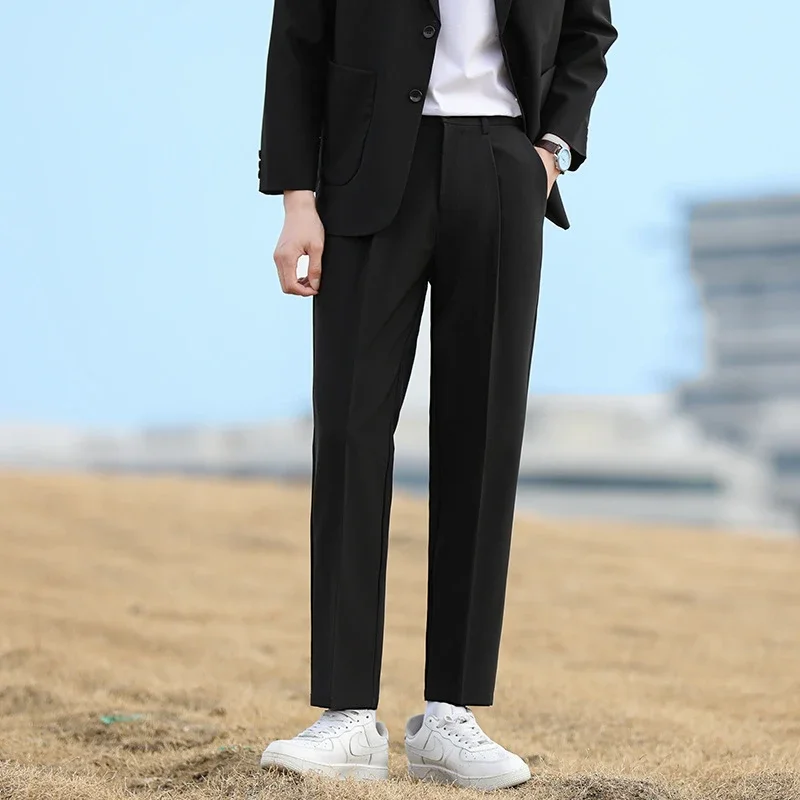 Men's Spring/Summer Khaki Casual Pants