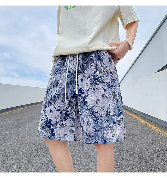 Men's Summer Quick-Dry Beach Shorts Detail