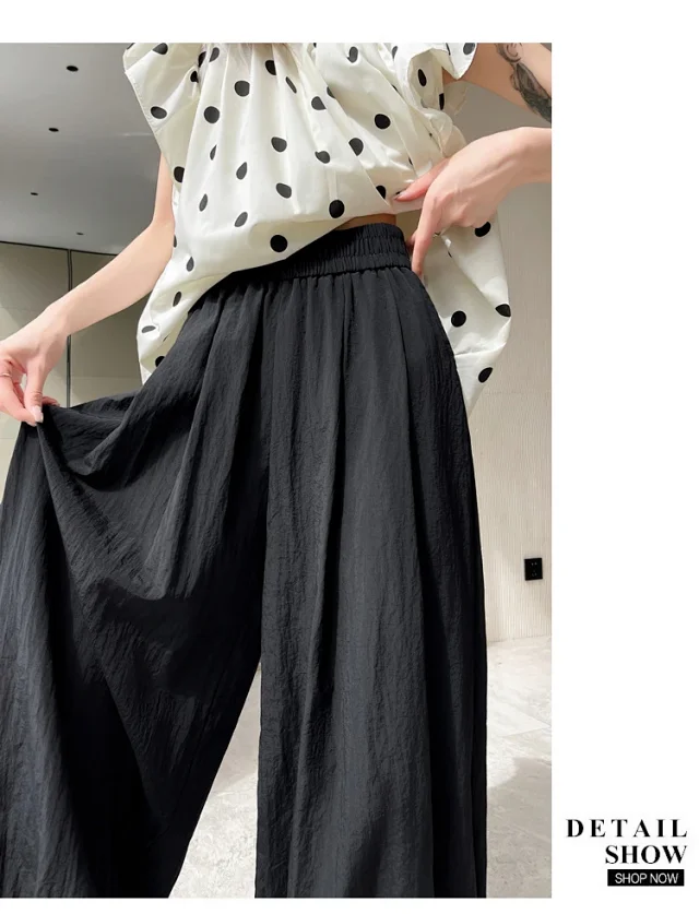 Women's Ice Silk Sports Pants 2025 Summer Detail