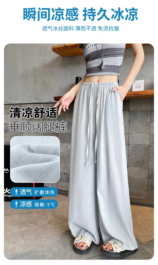 Linen Yamamoto Wide-leg Pants Detail