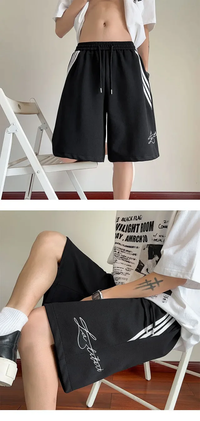 2025 Men's American Embroidered Shorts Detail