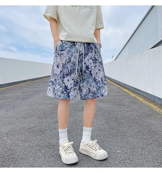 Men's Summer Quick-Dry Beach Shorts Detail