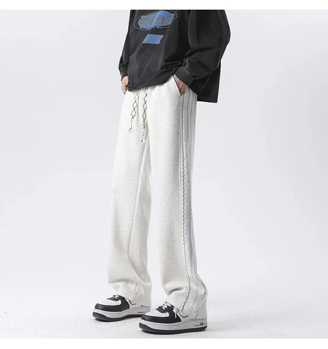 Japanese Oversize Men's Summer Pants Detail