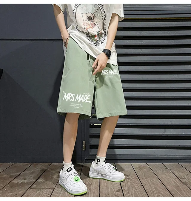 Men's Summer 2025 Oversize Straight Shorts Detail