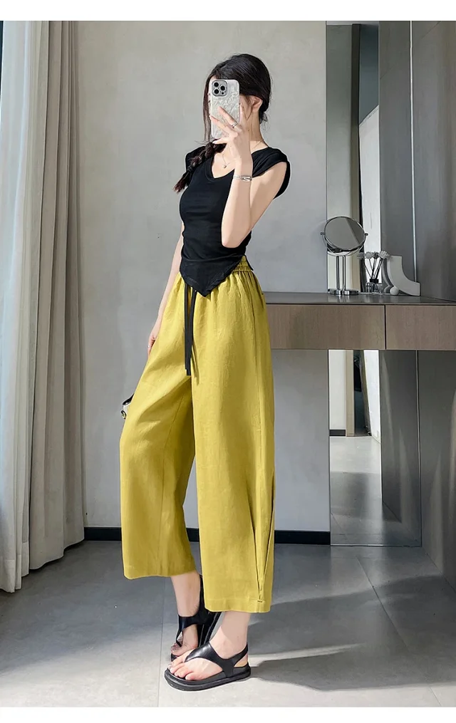 Women's Wide - leg Pants Detail