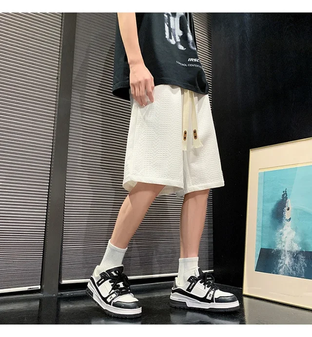 Men's Summer Jacquard College Shorts Detail