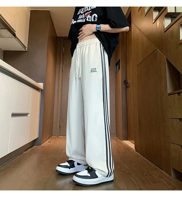 Men's 2025 Summer Ice Silk Loose Pants Detail