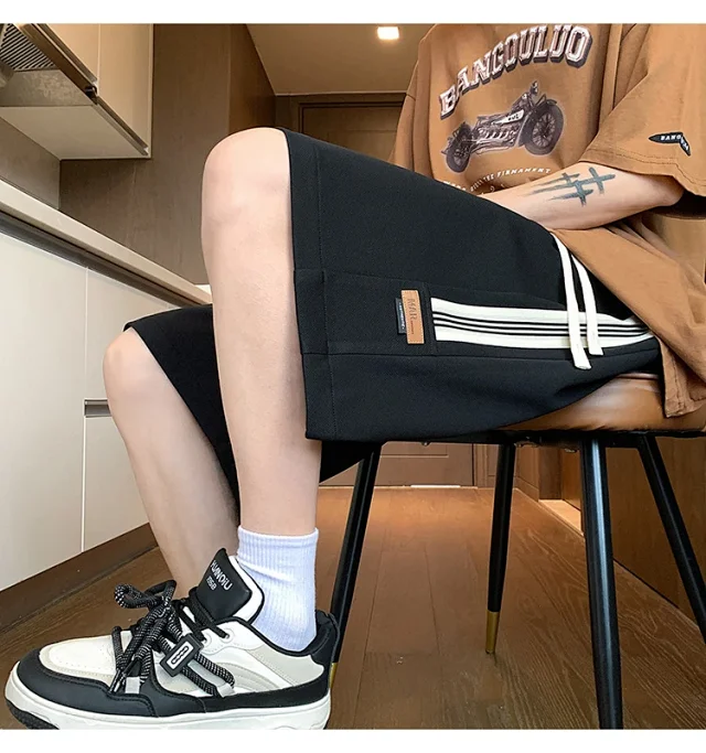 2025 Men's Summer Loose Straight Shorts Detail