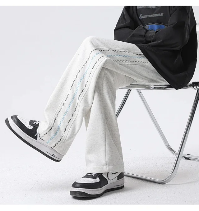 Japanese Oversize Men's Summer Pants Detail