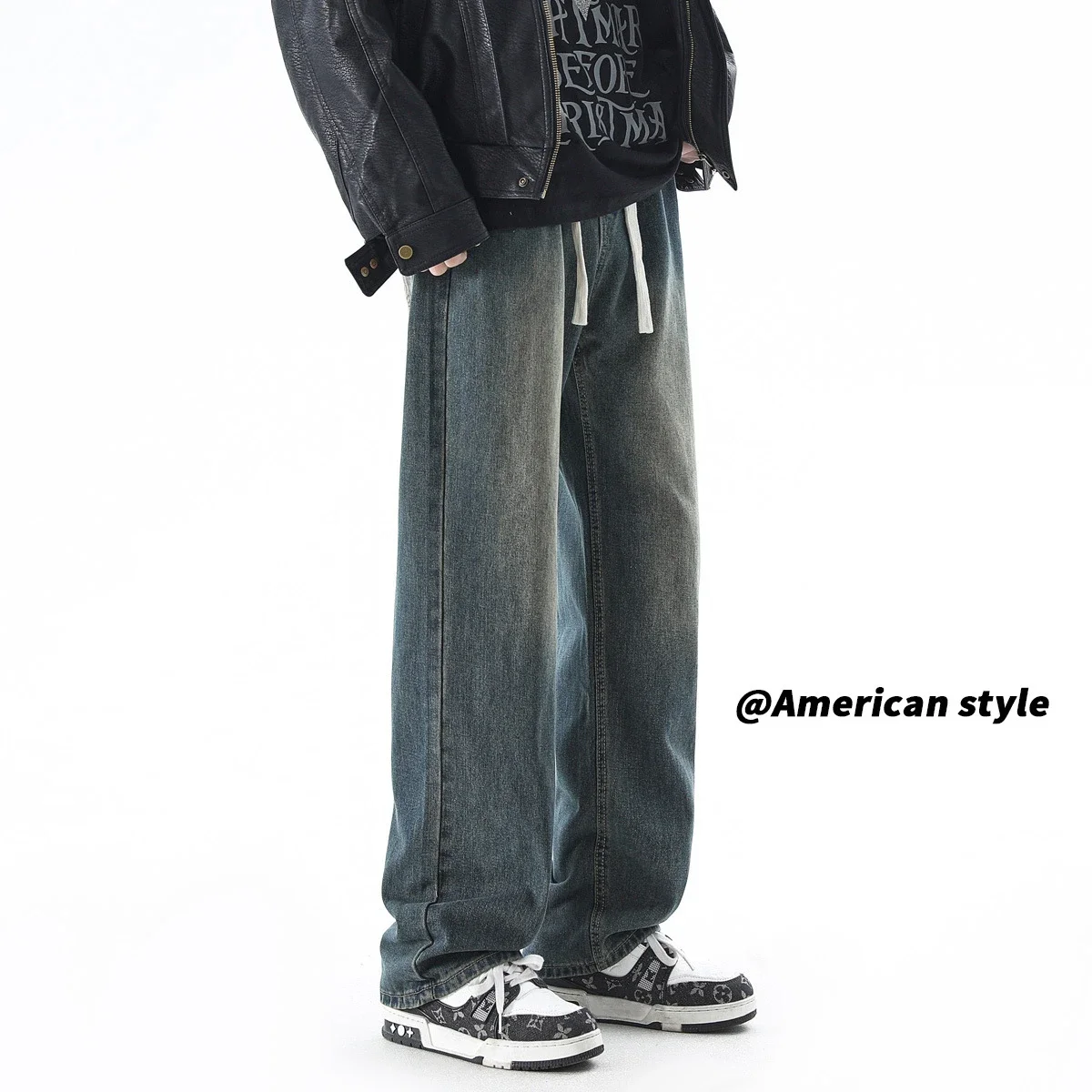 Men's Retro Spring Vibe Straight Cargo Jeans