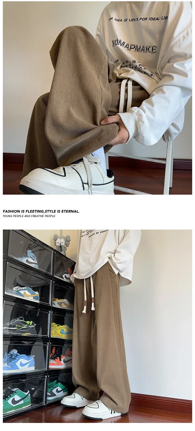 Men's Corduroy Trousers Detail