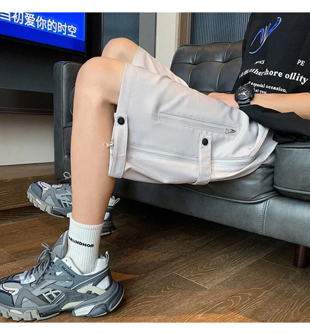 Men's Hiphop Shorts for Summer Outdoor Detail