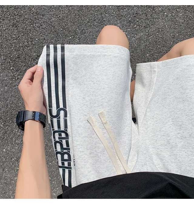 Summer Men's Oversize Sport Shorts Detail
