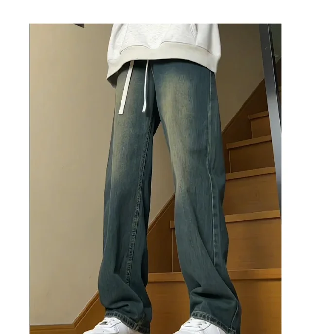 Vibe Retro Men's Spring Jeans Detail