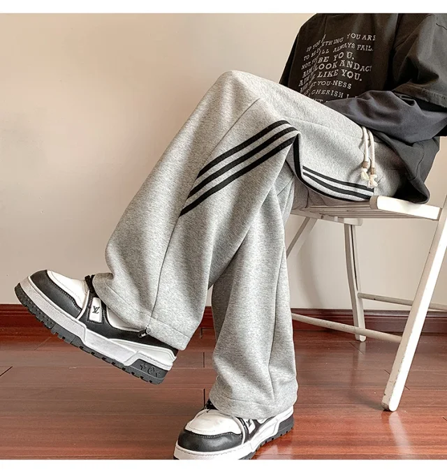 Men's Spring Three - Striped Pants Detail