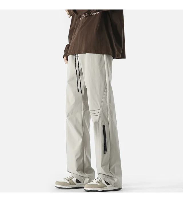 Men's Spring Euro - American Vibe Flared Cargo Pants Detail