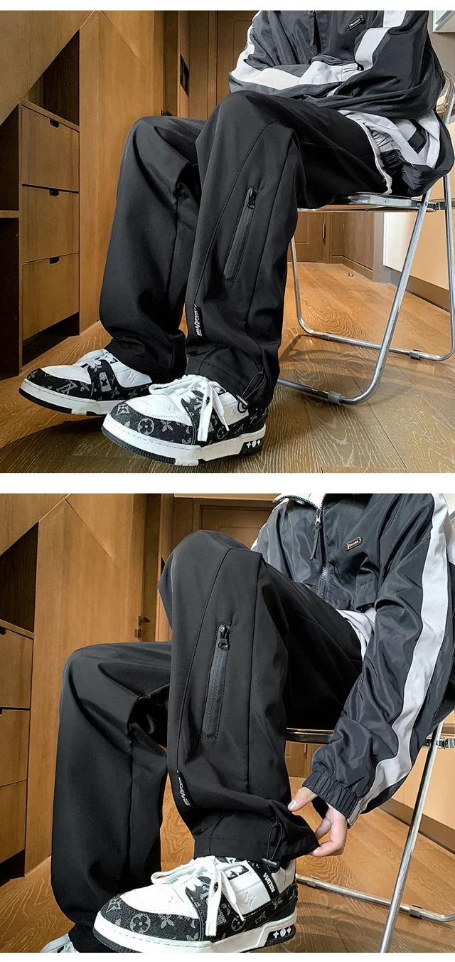Men's Spring Hiphop Tactical Cargo Pants Detail