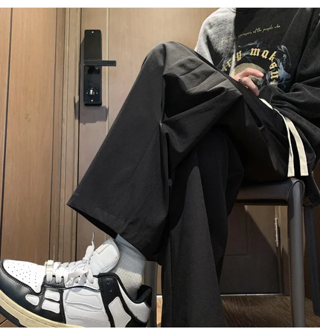 Japanese Oversize Pants for Men Detail