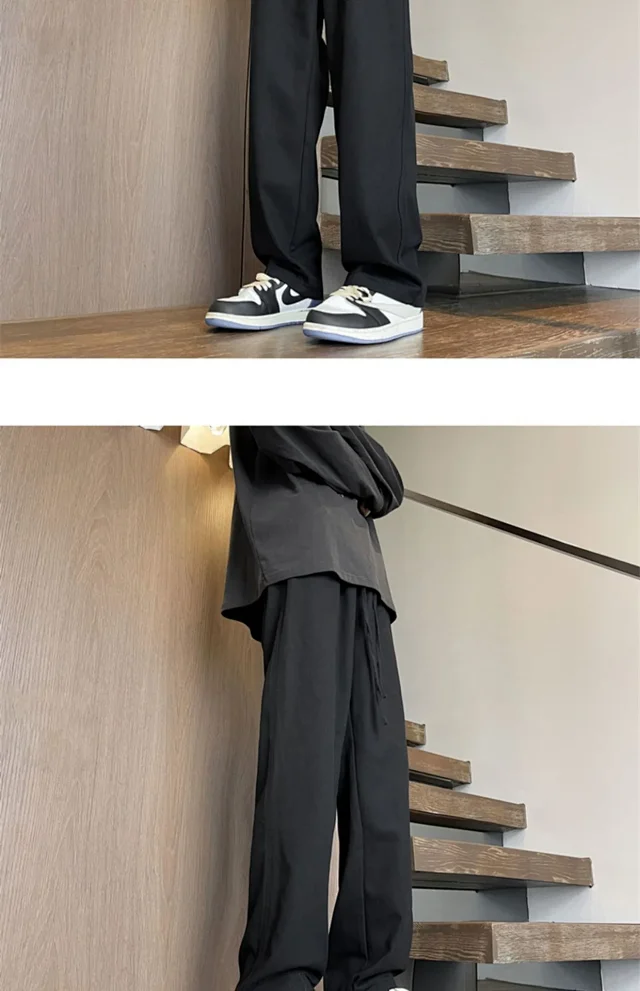 Men's Cotton Straight Cargo Pants Detail