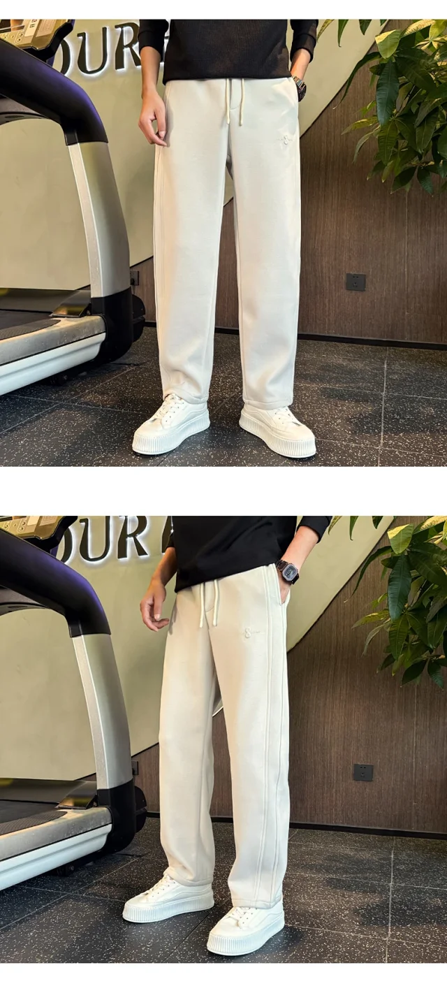 2025 Trendy Straight Sweatpants for Men Detail