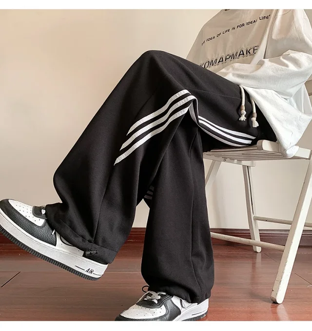 Men's Spring Three - Striped Pants Detail