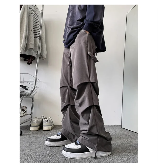 Hip-hop Spring Tech Pants Detail