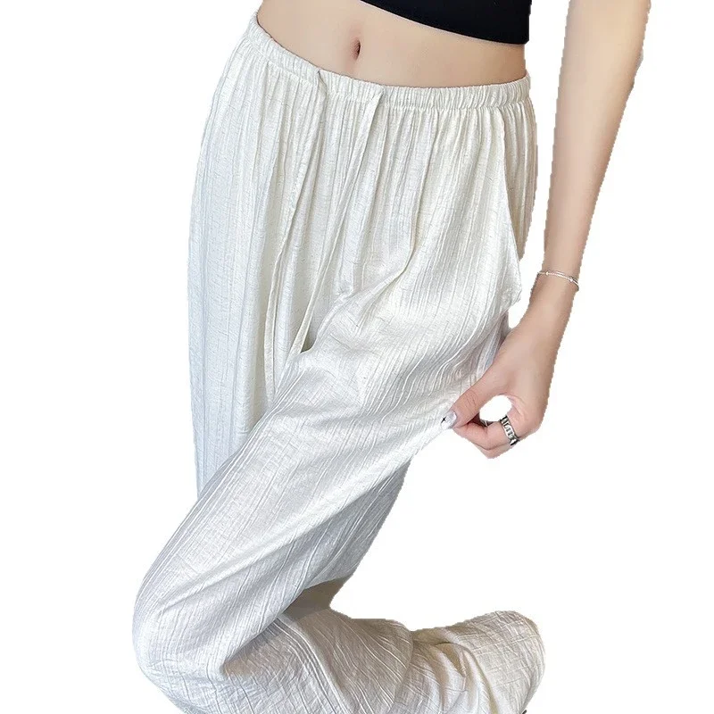 Linen Yamamoto Wide-leg Pants