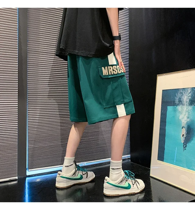 Men's Summer Retro Streetwear Shorts Detail