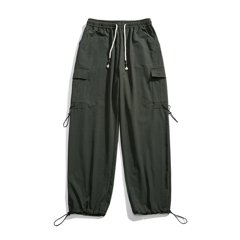 Men's Street Wide-Leg Cargo Pants