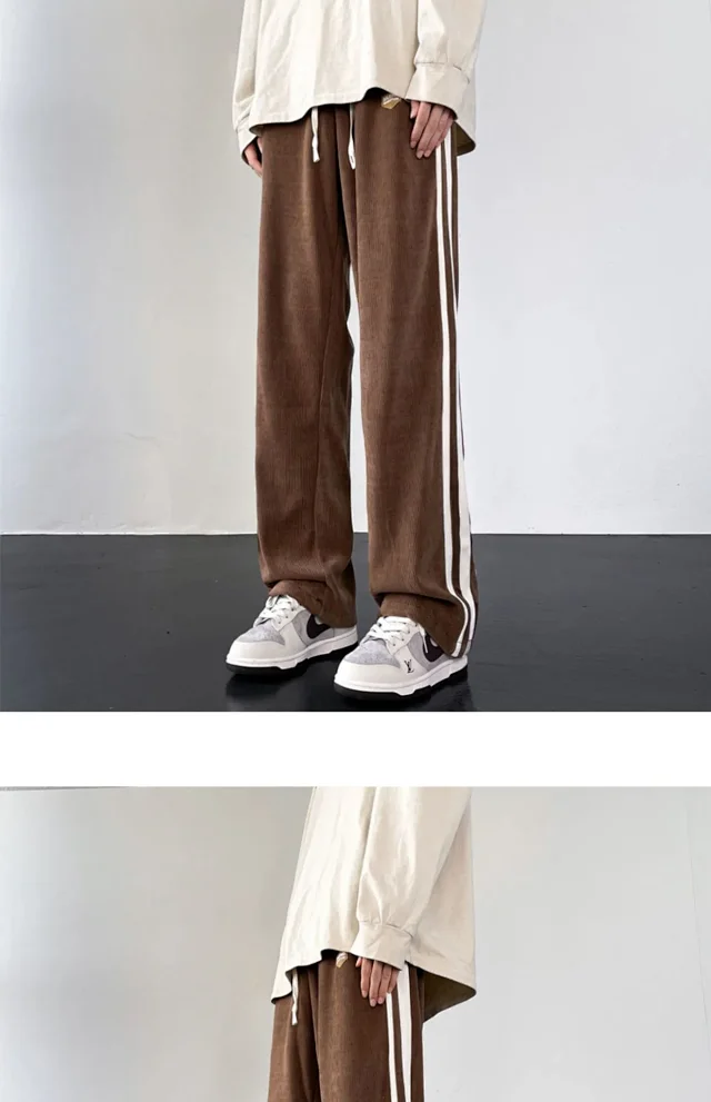 Corduroy Men's Winter Sweatpants Detail