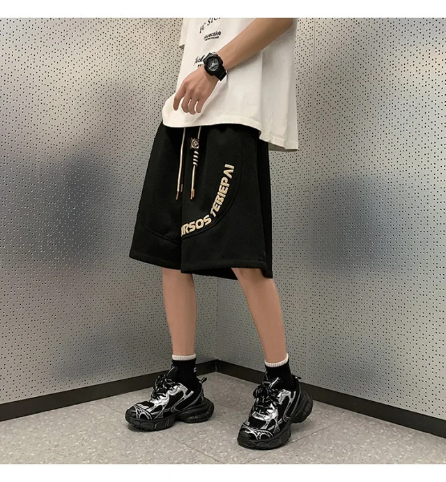 Men's Vintage Foam Print Shorts Detail