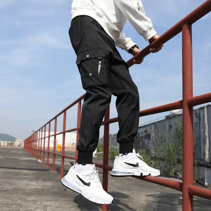 2025 Spring Men's Hong Kong-style Casual Pants