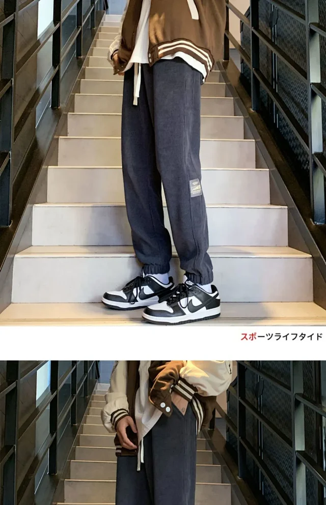Classic Harlan Chenille Loose Sweatpants Detail