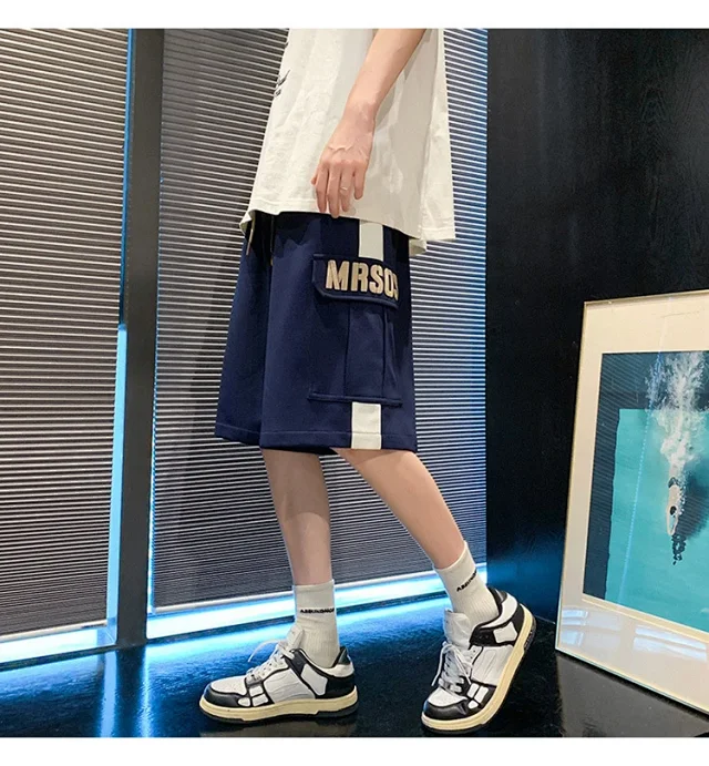 Men's Summer Retro Streetwear Shorts Detail