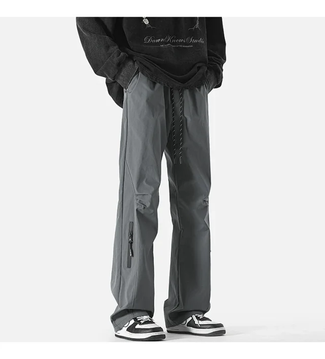 Men's Spring Euro - American Vibe Flared Cargo Pants Detail