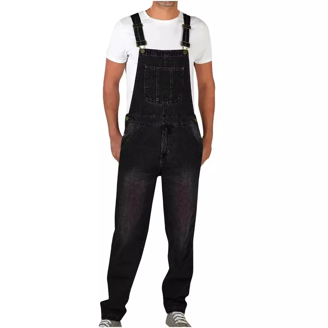 Vintage Men's Spring/Summer Denim Overalls