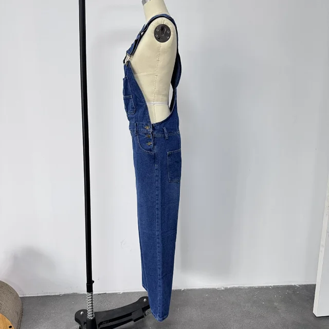 Casual Loose Denim Overalls for Women Detail
