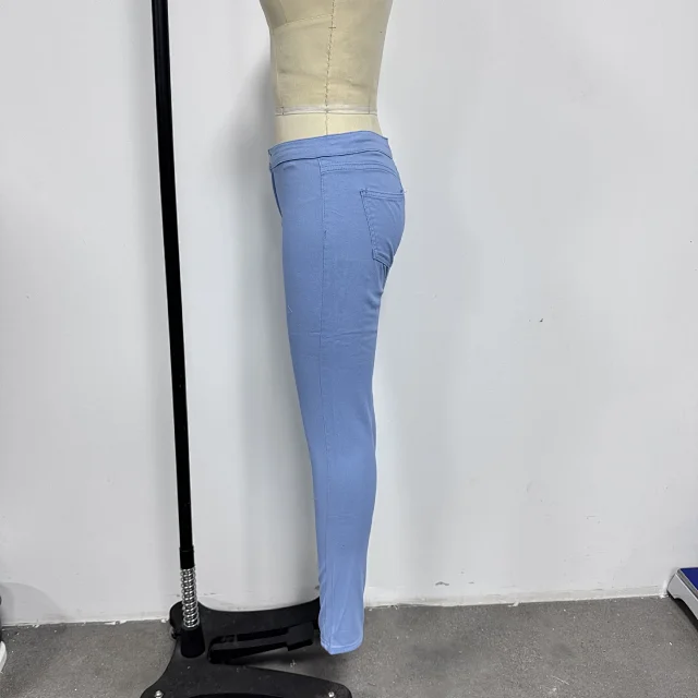 TEMU Slim Fit Stretch Denim Pants for Women Detail