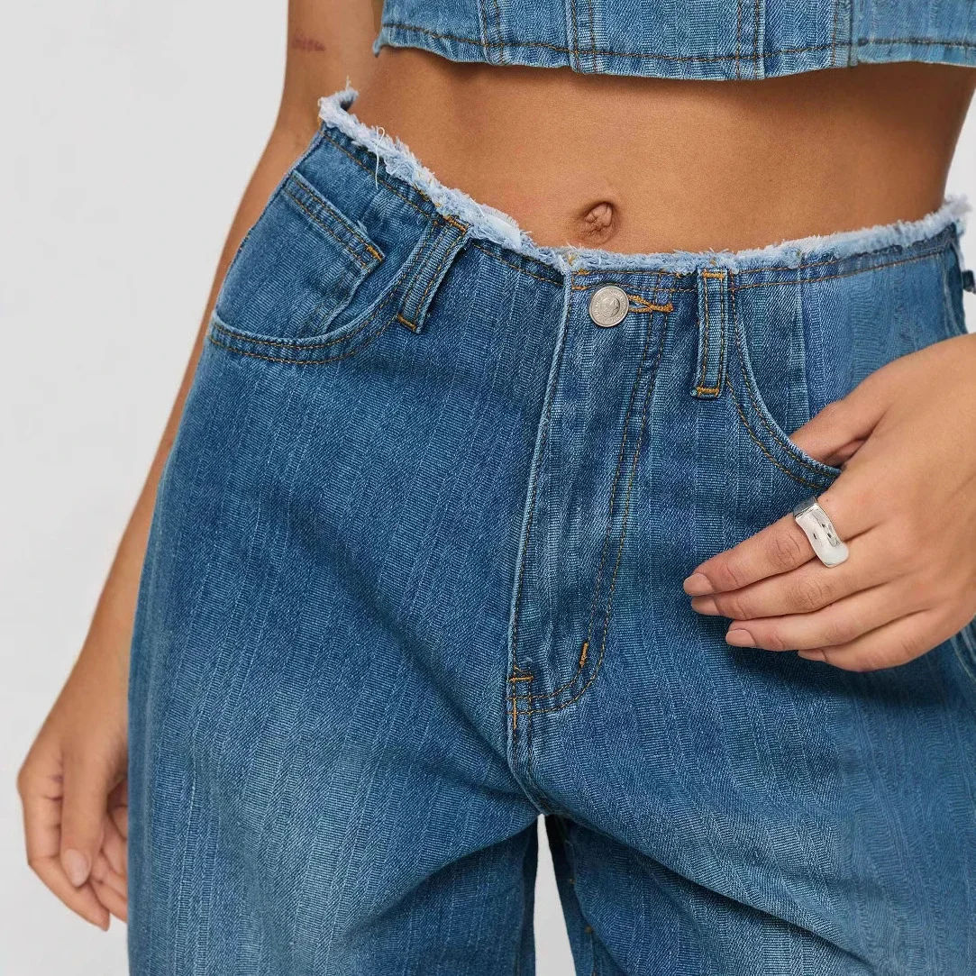 Euro - Amer Retro Wide - Leg Jeans