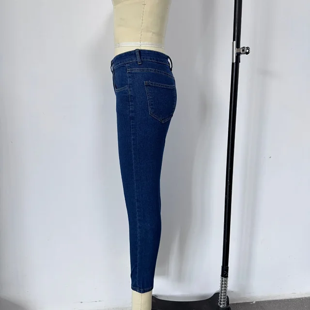 Women's Slim Denim Fashion Skinny Pants Detail