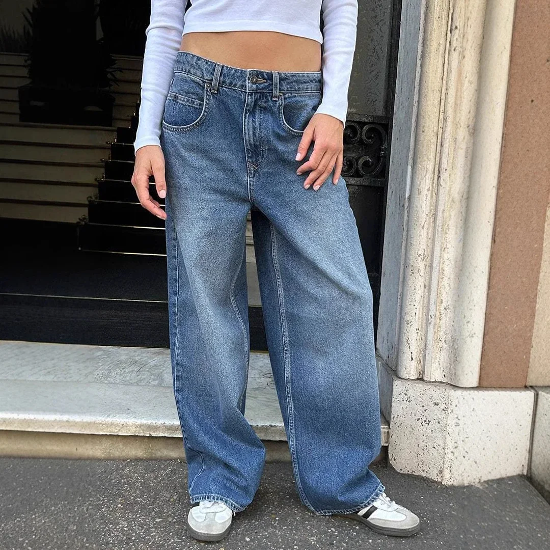 European American New Straight Jeans for Women