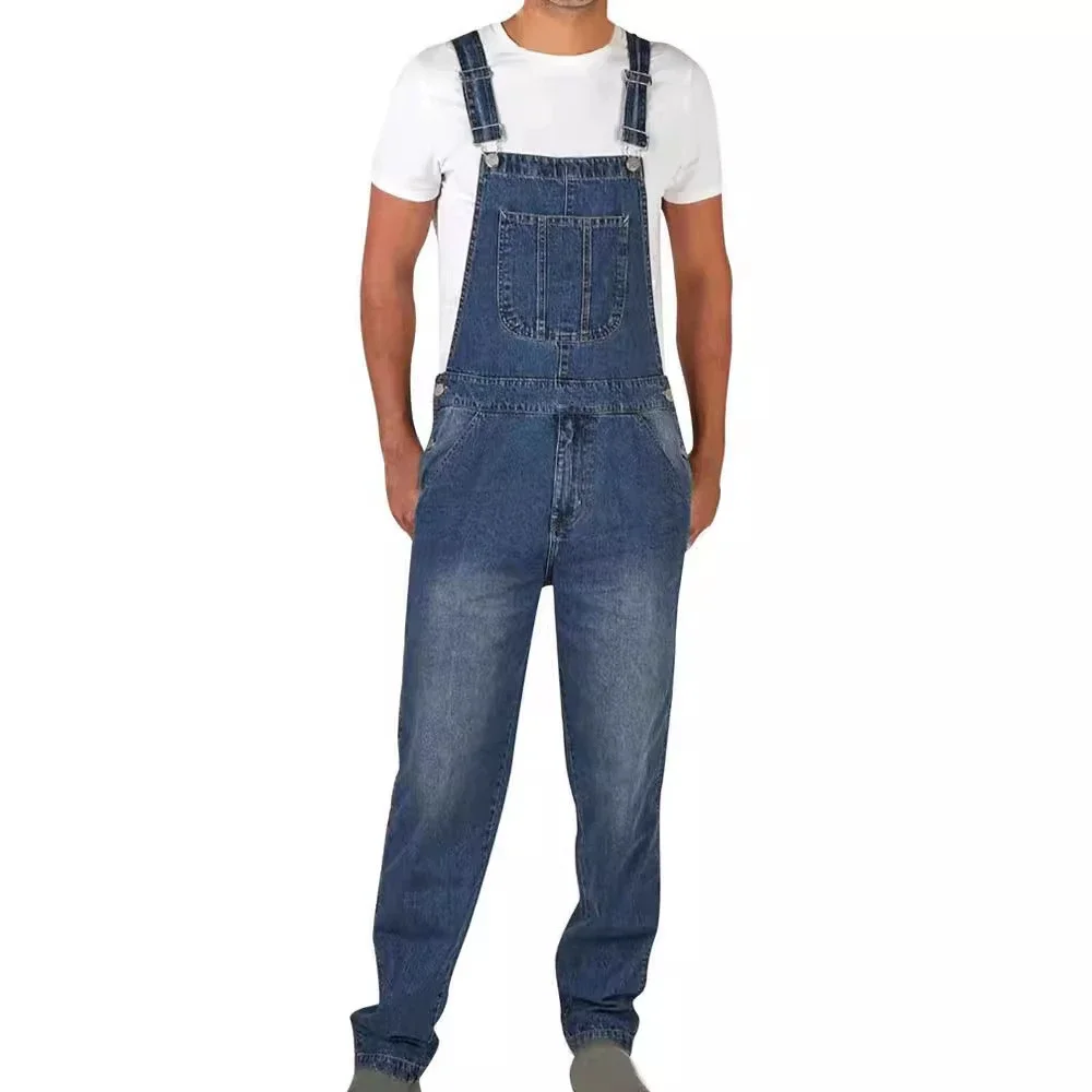 Vintage Men's Spring/Summer Denim Overalls