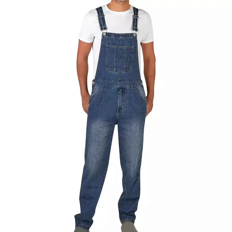 Vintage Men's Spring/Summer Denim Overalls