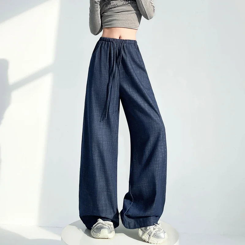 Women's Wide-Leg Denim Pants
