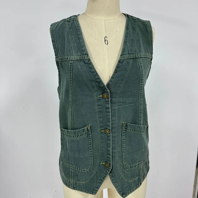 AliExpress Sleeveless Denim Vest for Women Detail