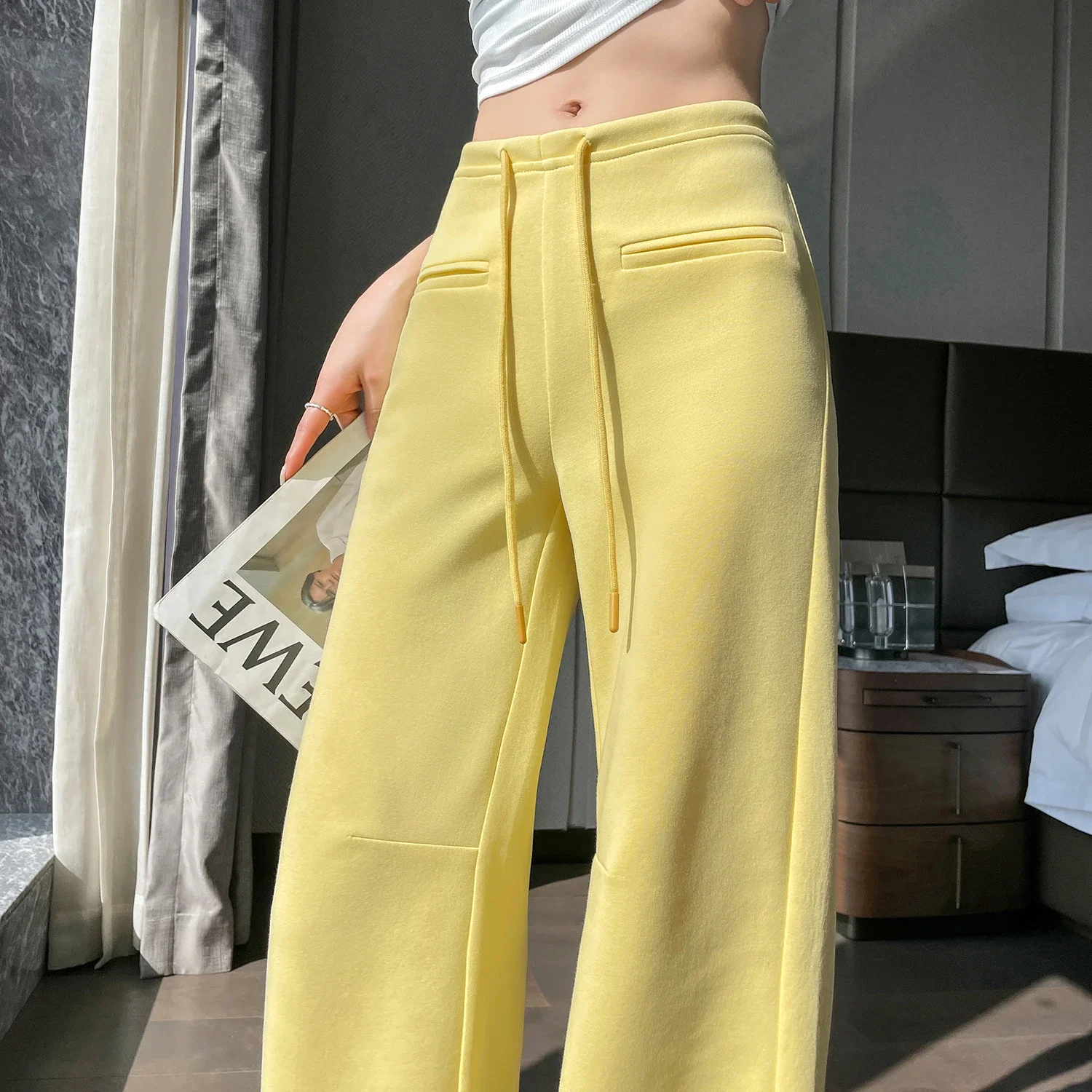2025 Autumn New Thin Micro-flare Sport Pants for Women