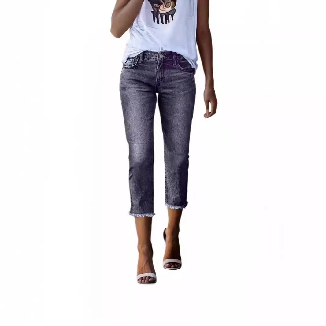 Women's Fashion Retro Slim Stretch Denim Jeans