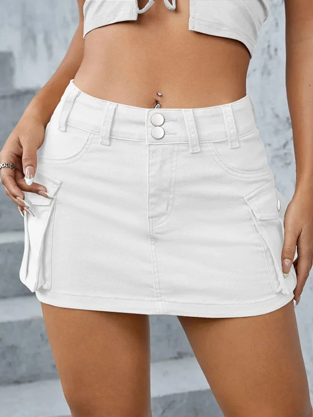 Autumn New Street Mini Skirt Detail